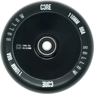 Zdjęcie produktu dla Kółko do hulajnogi wyczynowej Core Hollow V2 120 mm czarne/PU czarne