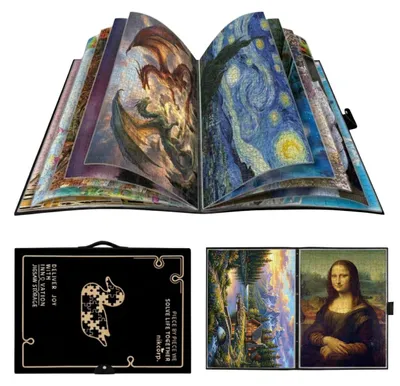Immagine prodotto di Organizzatore per puzzle con 20 scomparti, ideale per puzzle da 1000 pezzi, perfetto come regalo
