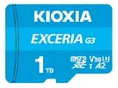 Immagine prodotto di Scheda di memoria Micro SD Kioxia Exceria G3 da 1 TB trasparente  Trasparente, taglia unica