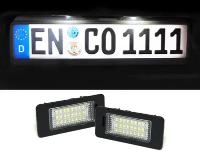 Produktbild von LED Kennzeichenbeleuchtung weiß 6000K passend für BMW 3ER E90 E91 E92 E93