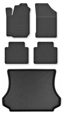 Immagine prodotto di Tappetini a vasca + bagagliaio per Hyundai Santa Fe I 2000-2006 SUV 5 pezzi
