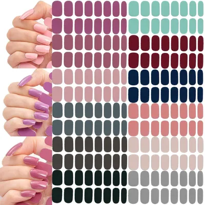 Immagine prodotto di Fogli adesivi per unghie, decorazioni per nail art, adesivi per manicure, ideali per progetti fai-da-te, confezione da 12