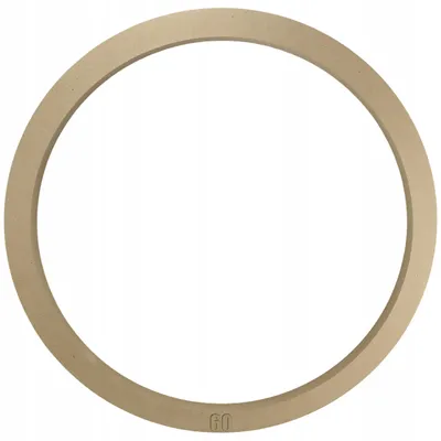 Produktbild von Bastelring 60cm Runder Keilrahmen für Leinwand – Massiver MDF Dekoring für Makramee & Traumfänger