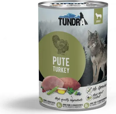 Produktbild von Tundra Dog - Dose 6x400g | Pute