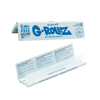 Produktbild von G-Rollz Papers King Size Lightly Dyed Light Blue