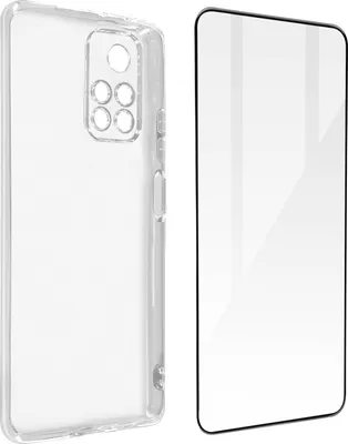 Produktbild von Avizar, Schutz-Set (Hülle + Displayschutzfolie) für Xiaomi Poco M4 Pro 5G, Transparent