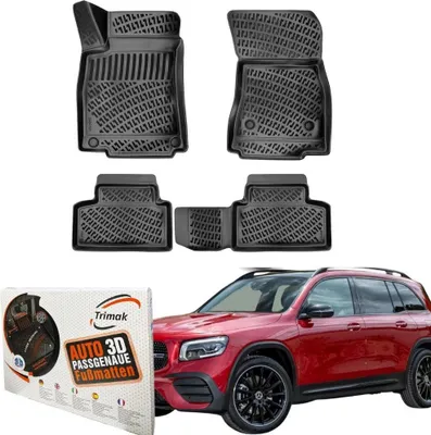 Produktbild von Mercedes GLB X 247 (2019 - 2023) Autofußmatten Auto Gummimatten