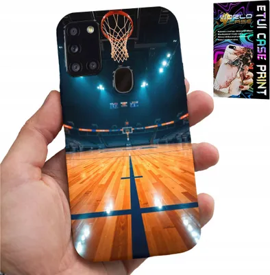 Image de ETUI POUR SAMSUNG GALAXY A21s - basket-ball NBA BOX, motifs de fans de basket-ball