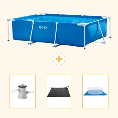 Obrázok produktu pre Obdĺžnikový bazén s rámom – 220x150x60 cm – 4-dielny – model SCB79