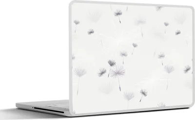 Produktbild von MuchoWow® Laptop Aufkleber Sticker Cover Design - Pusteblume - Blumen 32.5x23.5 cm - Sticker für Laptop - Selbstklebend
