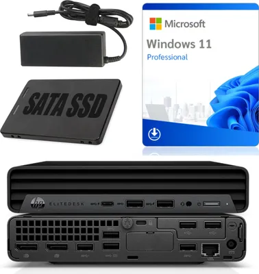 Immagine prodotto di Computer PC HP EliteDesk 800 G6 Mini | Intel i5-10500 | 16 GB DDR4 | 256 GB SSD | Win11 | Grado A
