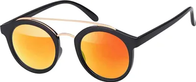 Produktbild von Gil Sonnenbrille Designer 80er Modern Urlaub Sommer Strand Damen Herren 30411 Rot Schwarz