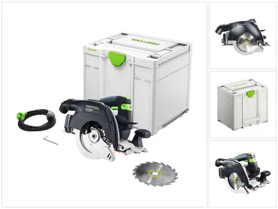 Zdjęcie produktu dla Przenośna pilarka tarczowa Festool HK 55 EBQ-Plus 1200 W 160 mm ( 576121 ) + tarcza pilarska + Systainer