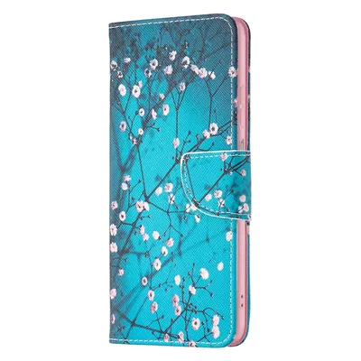 Image de Coque de protection pour téléphone Samsung Galaxy A23, étui de protection, portefeuille, étui 360 degrés, couleur : fleur de prunier