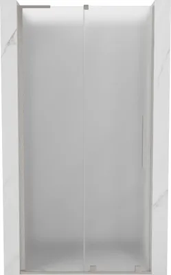 Zdjęcie produktu dla Drzwi prysznicowe Mexen Velar L 120 cm, szron, nikiel szczotkowany