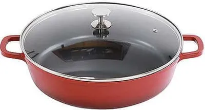 Produktbild von AluChef® Bräter, rund 32 cm / rot
