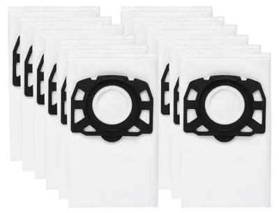 12er-Pack Staubsaugerbeutel für Karcher WD3/WD2 Plus u. a.