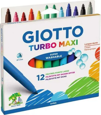 Produktbild von Giotto 8000825075100 Farbstift Mehrfarbig 12 Stück(e)