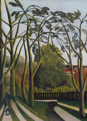 Produktbild von Plakat 50x70cm Bièvre bei Bicêtre, Rousseau Vintage für das Wohnzimmer