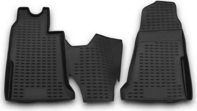 Zdjęcie produktu dla 2006-2014 Dywaniki podłogowe Ford Transit TPE czarne 2 szt