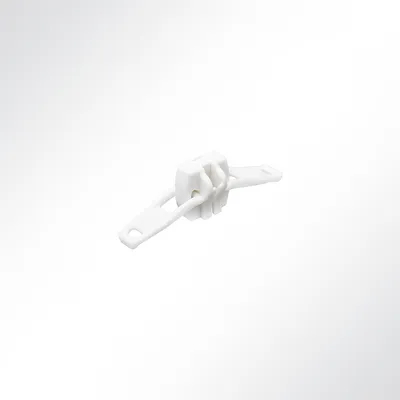 Produktbild von YKK Doppelschieber CT10 Autoblock weiß für Reißverschluss Zipper (10 Stück)