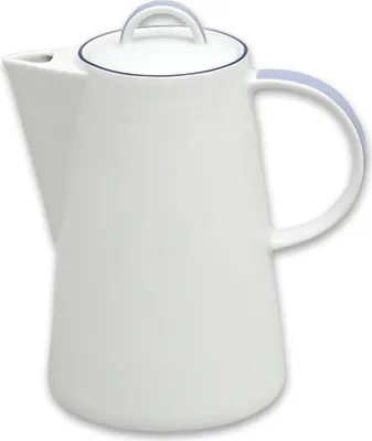 Produktbild von Thun 1794 Tom, Kaffeekanne, tschechisches Porzellan, 1,2 l, blaue Linie, Thun