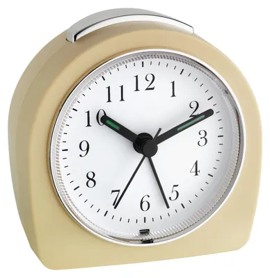 Produktbild von TFA 60.1021.09 beige Quarzwecker Analoganzeige