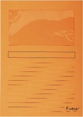 Image de Chemises transparentes A4 120g/qm carton orange VE=4x100 pièces