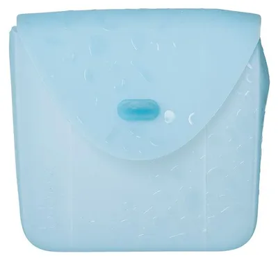 Image de Sac à sandwich en silicone pour snacks pour sandwichs Ocean, b.box