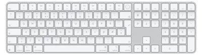 Productafbeelding van APPLE Magic Keyboard met Touch ID en numeriek toetsenblok voor Mac-modellen met Apple-chip - Noors - Witte toetsen