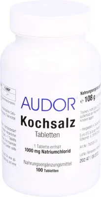 Produktbild von AUDOR Kochsalz Tabletten, 100 St. Tabletten