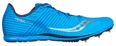 Productafbeelding van Saucony Vendetta 2 atletiekspikes, blauw/zilver, maat 9.5