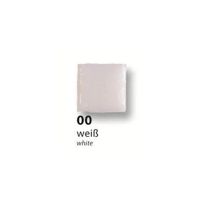 Produktbild von folia 5500 Mosaik Glassteine, 10x10mm, 200g, weiß (300er Pack)