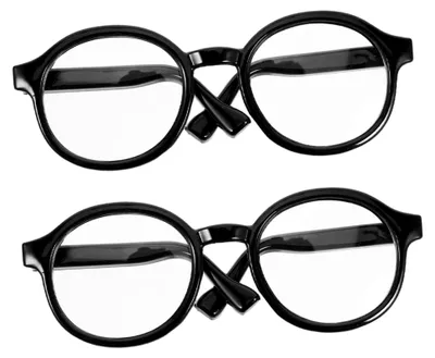 Produktbild von Flexible kleine Puppenbrillen 2 Stück mit transparenten Gläsern aus weichem Kunststoff passend für Puppen bis 20 cm robuste Accessoires zum Verkleiden und Spielen