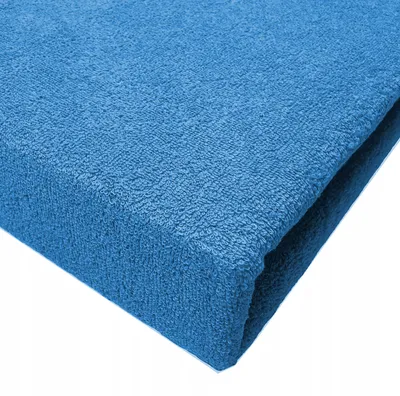 Produktbild von Nyks Frottee-Bettlaken traditionell 120x200 cm Indigoblau