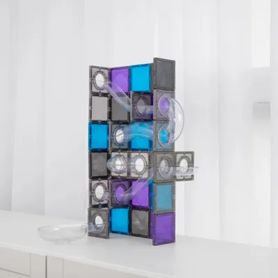 Produktbild von CONNETIX Murmelbahn-Set "Galaxy", 61 Teile