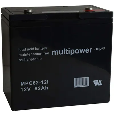 Produktbild von Powery Bleiakku multipower MPC62-12I zyklenfest