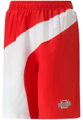 Produktbild von Puma Basketball Clyde Kurze Hose Rot 11-12 Years Junge Rot 11-12 Years