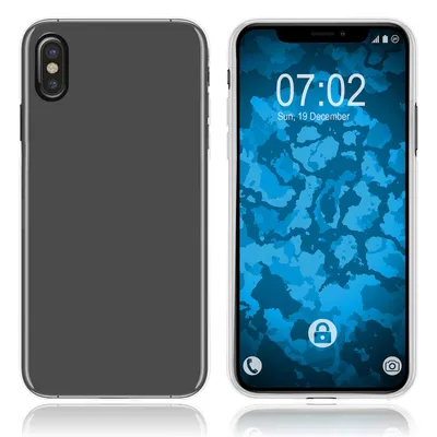 Produktbild von PhoneNatic Case kompatibel mit Apple iPhone Xs Max - clear Silikon Hülle transparent Cover