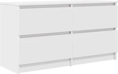 Produktbild von vidaXL TV-Schrank Weiß 100x35x54 cm Holzwerkstoff