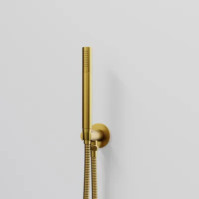 Produktbild von Steinberg Serie 100 Handbrausengarnitur mit integriertem Brauseanschlussbogen, Stabhandbrause, 1001670BG