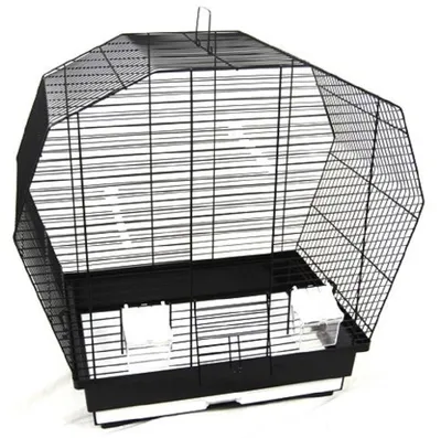 Produktbild von Vogelkäfig Vogelheim für Sittiche schwarz 57 cm