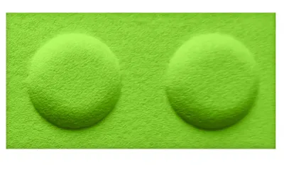 Produktbild von FOLTE 3D Wandpaneele 30x15 cm Filz - Blöcke, Kinderzimmer, Grün Farbe
