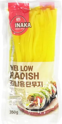 Produktbild von Inaka Gelber Sushi Rettich in Streifen 350g