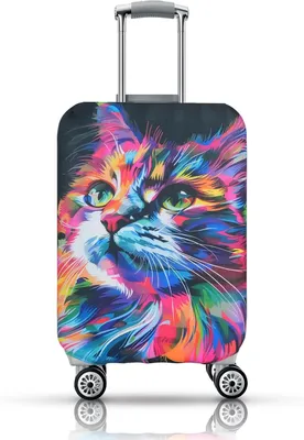 Obrázok produktu pre Elastický obal na kufor, umývateľný, 45-50 cm, ochranný obal na kufor na cestovanie