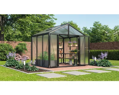 Produktbild von Vitavia Gewächshaus "Zeus Comfort 6200" schwarz 6,2 m² 10 mm HKP