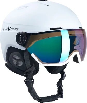 Immagine prodotto di Casco da sci e snowboard BLACK CREVICE - modello CALGARY | casco con visiera | colore: bianco | taglia: XS/S (51-54 cm)