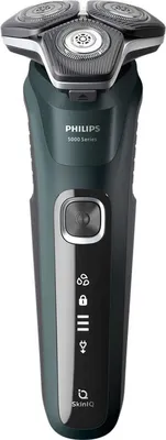 Zdjęcie produktu dla Philips SHAVER Series 5000 S5884/69, Golarka rotacyjna, Zielony, SteelPrecision blades, SH71, 2 lat(a), Bateria