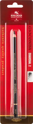 Produktbild von Zeichenkohle Reißkohle- Stift - schwarz Härtegrad 2 / mittel