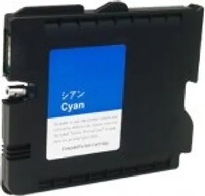 Produktbild von Druckerpatrone kompatibel mit Ricoh GC-31 cyan / 405689, 405702 für Aficio GX e 2600, Aficio GX e 3300, Aficio GX e 3300 n, Aficio GX e 3300 Series, Aficio GX e 3350 n